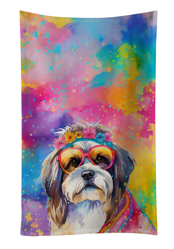 Shih Tzu Hippie Dawg Kitchen Towel