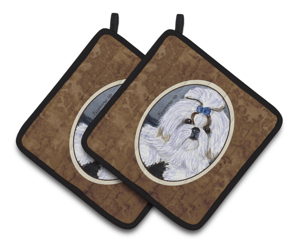 Shih Tzu Pair of Pot Holders