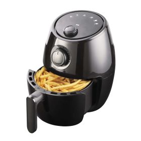 National 2.1 Qt Mechanical Air Fryer with 6 Preset Cooking Functions (Color: Black)